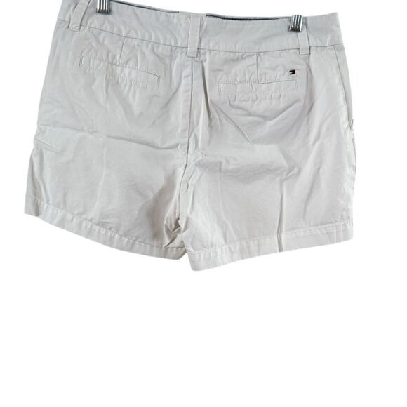 Tommy Hilfiger White Bermuda Shorts Classic Tailored Style - Picture 13 of 13
